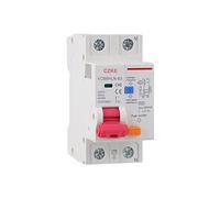 SCHIK 30mA RCBO MCB 230V 50/60 Hz Residual Current Circuit Breaker With Over Current And Leakage Protection 6/10/16/20/25/32/40A (Color : 1P N, Size : 63A)