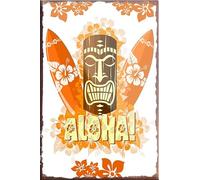 schilderkreis24 - Funny Saying "Aloha" Magnet Decoration Hawaii Fridge Magnet Humour Gift Idea Birthday Christmas 9 x 6 cm