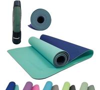 Schildkröt Fitness - Yoga Mat 4mm Bicolor size 180 x 61 cm, blue