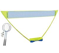 Schildkröt Funsports Compact Badminton Set, Includes Net, 2 Rackets and 2 Shuttlecocks, in a Practical Plastic Case, 970992