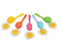 Schildkröt Funsports Egg & Spoon Race Set, for Children's Birthday and Garden Parties, Includes 5 Spoons and 5 Eggs in, Skill Game made of Recyclable Plastic, 970308