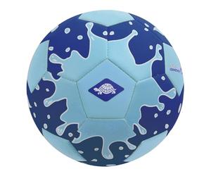 Schildkröt Funsports Neoprene Beach Coccer Ball, Size 5, Ø 21 cm, Assorted Colors, Non-Slip Textile Surface, Salt Water Resistant, Ideal for Beach & Garden, 970278