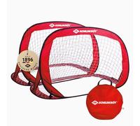 Schildkröt Pop-Up Goal Set, 120 x 80 x 80 cm, Self-Folding, Transportable, Space Saving, Ideal for Football, Hockey, Including Pegs and Instructions, in a Practical Bag, 970988