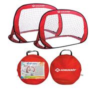 Schildkröt Pop-Up Goal Set, 120 x 80 x 80 cm, Self-Folding, Transportable, Space Saving, Ideal for Football, Hockey, Including Pegs and Instructions, in a Practical Bag, 970988