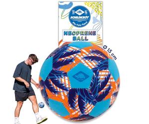 Schildkröt Mini Neoprene Soccer Ball, Ideal for Small Children's Hands and Feet, Non-Slip Textile Surface, Salt Water Resistant, Size 2, Ø 15 cm, 970344