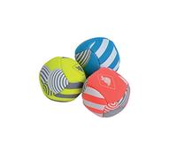 Schildkröt® Neopren Mini-Fun-Bälle, 3 Mini Bälle zum Kicken, Werfen, Fangen, Jonglieren, Ø 5 cm, doppelwandig, gefüllt mit Kunststoff-Granulat, 970145