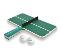 Schildkröt Ping Pong Challenge, Skill Table Tennis Game, 1 Racket in the Shape of a Ping-Pong Table with Net, 2 Balls, for Young and Old, 788459