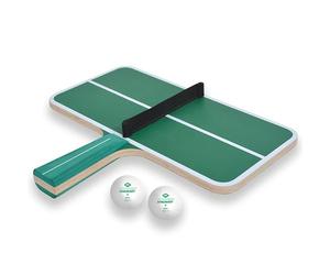 Schildkröt Ping Pong Challenge, Skill Table Tennis Game, 1 Racket in the Shape of a Ping-Pong Table with Net, 2 Balls, for Young and Old, 788459