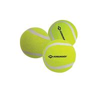 Schildkröt® Recreational Tennis Balls, Pack of 3, Pressureless in Mesh Bag, Yellow Felt, for First Tennis Game on the Street, in the Yard, 970048