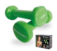 Schildkröt Set of 2 Vinyl Dumbbells 0.5 kg, Green, 960204