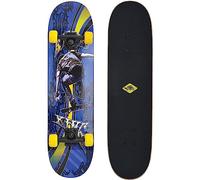 Schildkröt Skateboard Slider 31 inch Attractive Leisure Complete Board, Concave Deck Shape with Double Kick and Grip Tape, 9-Ply Maple Wood, ABEC7 Bearings