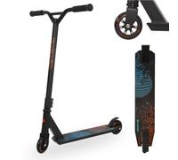 Schildkröt Stunt Scooter 360, Aluminum, Entry-Level Model for First Tricks and Stunts, 100mm PU Wheels, Design: Space, 510471