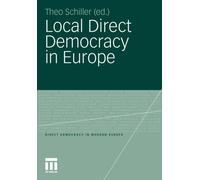 Schiller - Local Direct Democracy in Europe - New paperback or softbac - P555z