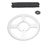 Schimer 420 Chain Sprocket Set 146 Links 11T Front 60T Rear | Universal Replacement for ATV, Quad Bike, Go Kart, Pit Dirt Bike, Machined Tooth Profile Reduces Chain Skipping, Durable