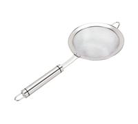 Schimer Fine Mesh Strainer, 13.4-Inch Stainless Steel Sieve with Handle for | Dishwasher Safe, No Rough Edges, Food Grade 304 Stainless Steel, for Baking, Draining Pasta and Washing Rice