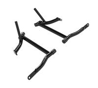 Schimer Saddlebag Crash bar for Touring Electra Glide Ultra Limited | High Carbon Steel Construction, Powder Coated Anti-rust Finish, on with Bracket Cutting, Adds Rear Passenger Legroom