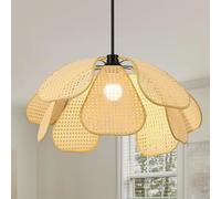 Schindora Lamp Shade Flower 60Cm Pendant Light Shade Boho E27 Vintage Lampshades for Ceiling Lights Rustic Fixture Chandelier Kitchen Lights Ceiling for Bedroom Living Room Farmhouse