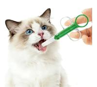 Schine Pill Shooter, Cat Pill Popper, Pet Piller for Cats, Anti-Falling Silicone Tips Pet Piller Gun, Convenient Cat Medicine Dispenser Tool, Green