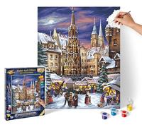 Schipper 609130336 The Nuremberg Christmas Fair Paint By Numbers Board
