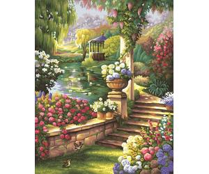 Schipper 609130379 - Paint By Numbers - Garden Paradise - New