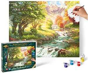 Schipper 609130412 "The Trout Brook" Paint By Numbers Board