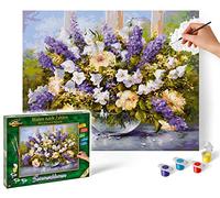 Schipper 609130717 Summer Flowers Paint By Numbers Board