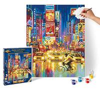 Schipper 609130815 Painting by Numbers - New York Times Square - Painting Pictures for Adults Including Brush and Acrylic Paints 40 x 50 cm