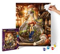 Schipper 609130846 Painting by Numbers - The Gnome - Painting Pictures for Adults Including Brush and Acrylic Paints 40 x 50 cm