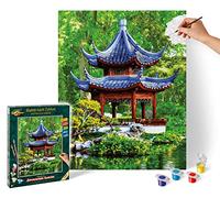 Schipper 609130850 - Painting By Numbers - Pagoda in the Japanese Garden - New