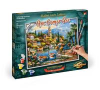 Schipper 609240798 Painting by Numbers - On Lake Como - Painting Pictures for Adults Including Brush and Acrylic Paints 24 x 30 cm