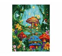 Schipper 609240867 - Paint By Numbers - Magical Mushroom Village - New