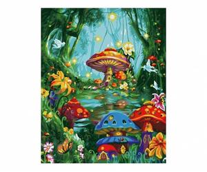 Schipper 609240867 - Paint By Numbers - Magical Mushroom Village - New