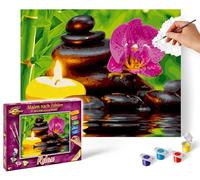 Schipper 609240918 Paint by Numbers - Relax - Painting Pictures for Adults Including Brush and Acrylic Paints 24 x 30 cm