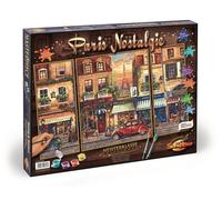 Schipper 609260626 "Paris Nostalgiey Triptychon Paint By Numbers Board