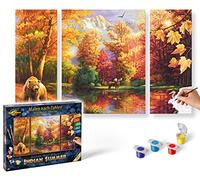 Schipper 609260650 "Indian Summer Triptychon Paint By Numbers Board
