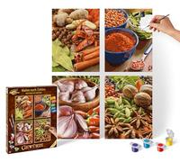 Schipper 609340719 Spices Paint By Numbers Board