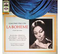 Schippers, Thomas - Schippers, Thomas Puccini La Boheme LP Electrola SME80854 EX/EX 1960s white label gold rim, with Rome Opera Chorus & Orchestra