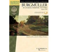 Schirmer Perf Eds Burgmuller 18 Characteristic Studies Op.109 Pf (Book/Online Audio) (Hal Leonard Piano Library) (Includes Online Access Code)