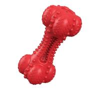 SCHITEC Squeaky Dog Chew Toy for Aggressive Chewers Large Breed, Tough Interactive Teething Rubber Bone for Big Medium Dogs
