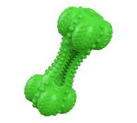 SCHITEC Squeaky Dog Chew Toy for Aggressive Chewers Large Breed, Tough Interactive Teething Rubber Bone for Big Medium Dogs