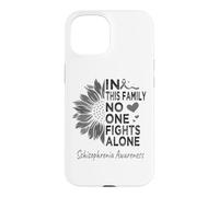 Schizophrenia Awareness month sunflower Schizophrenia Case for iPhone 15