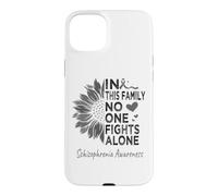Schizophrenia Awareness month sunflower Schizophrenia Case for iPhone 15 Plus