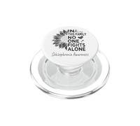 Schizophrenia Awareness month sunflower Schizophrenia PopSockets PopGrip for MagSafe
