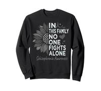 Schizophrenia Awareness month sunflower Schizophrenia Sweatshirt