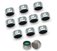 Schläfer 160016 Neoperl Anti-Limescale Aerator for Tap M24X1 Perlator, Soft Jet Class Z 7.5 lit/min, Pack of 10