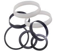 Schläfer 1895 - Assortment Seal Set for Odour Traps, Odour Traps 1 1/2 Inch and 1 1/4 Inch, for Immersion Pipes of Washbasin Siphons, Universal Rubber Wedge Seal