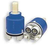 Schläfer 4800130 | 35mm Mixer Faucet Cartridge, Tall Ceramic Replacement Cartridge with 2 Feet, for Kerox Faucets Single Lever Mixers for Kitchen, Bathroom, Shower and Bathtub