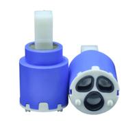 Schläfer 480033 | Ceramic Replacement Cartridge for Single Lever Mixer 25 mm, Low with 2 Feet, Plastic Lever, Shower Mixer, Kitchen, Bathroom Washbasin, Bidet, Bathtub