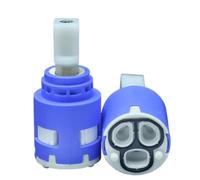 Schläfer 480051 |25mm Mixer Cartridge, Replacement Cartridge for Low Ceramic Mixers with 2 Feet, for Kitchen, Bathroom, Shower and Bathtub Mixer Taps, Kerox K25 Ops Model