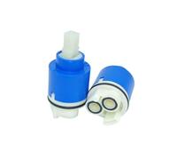 Schläfer 480063 | 40mm Mixer Faucet Cartridge, Universal Ceramic Replacement Cartridge with 2 Feet, for Single Lever Mixer Taps in Kitchen, Bathroom, Shower and Bathtub